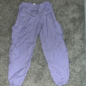 parachute pants. size s